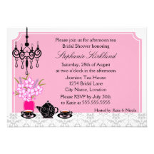 Elegant Tea Party Invitation