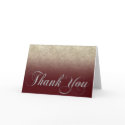 Elegant thank you card