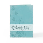 Elegant Turquise Thank You Cards