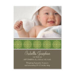 Elegant Victorian Stamp Birth Announcement :: 06 postcards