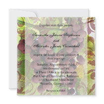 Elegant Vineyard Purple/Green Grapes Wedding
