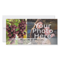 Elegant Vineyard Purple/Green Grapes Wedding
