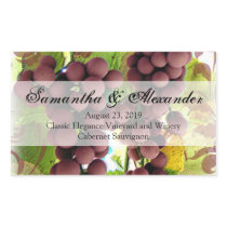 Elegant Vineyard Purple/Green Grapes Wedding