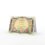 Elegant Vintage All Occasions Greeting Card