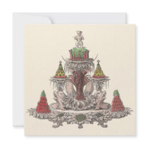 Elegant Vintage French Crawfish / Crayfish Boil Personalized Invites