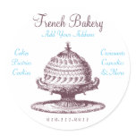 Elegant Vintage French Pastries: Bakery, Cake Shop stickers