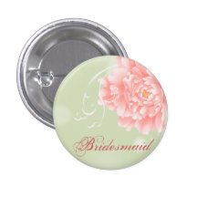 elegant vintage pink Peonies floral bridesmaid