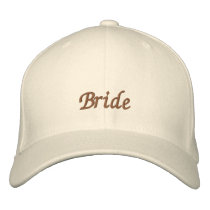 Elegant Wedding Bride Embroidered Hat