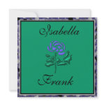 Elegant Wedding Invitation with Gorgeous Purple RO