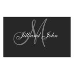 Elegant Wedding Personalised Wine Labels Rectangular Stickers