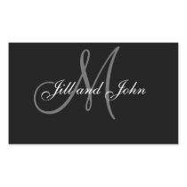Elegant Wedding Personalised Wine Labels Rectangular Stickers
