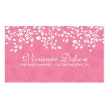 Elegant Wedding Planner Business Cards