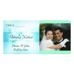 Elegant Wedding Table Seating Personalized Photo Card