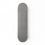 elegant white damask circles on black background skateboards