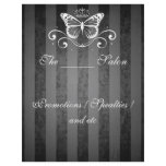 Elegant White Royal Butterfly Beverage flyers