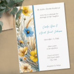 Elegant White SnowDrop Wedding Invitation postcards