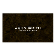 Elegant Wonderful Gold Pattern Business Card