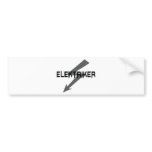 elektriker icon bumper sticker