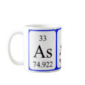 Element 33 white mug - Arsenic