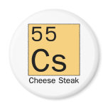 Element 55: Cheese Steak magnets