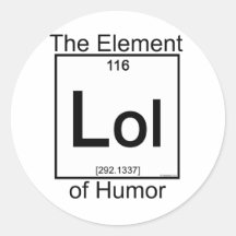 Element LOL Round Stickers