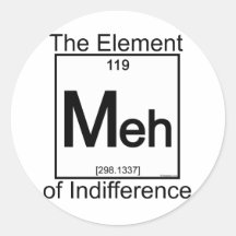 Element MEH Round Sticker