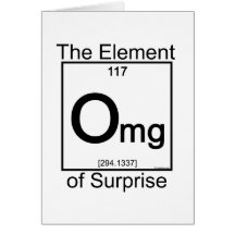 Element OMG Greeting Cards