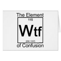 Element WTF Greeting Cards