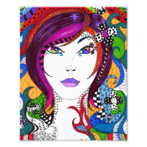 Elemental Girl Art Print