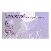 Elemental Kingdom, invitation Business Cards