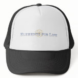 Elements For Life Blue Seed Of Life Logo hats