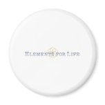 Elements For Life Blue Seed Of Life Logo magnets