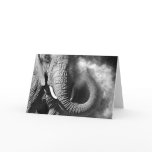Elephant #1-Greeting card