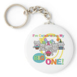 Elephant 1st Birthday T shirts and Gifts keychains