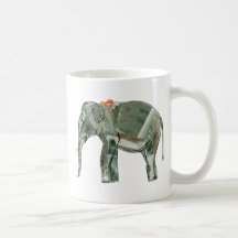 Elephant and monkey mug