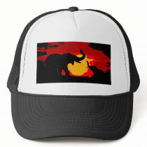 Elephant, Baby Elephant & Sunset Hats