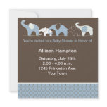 Elephant Baby Invitation