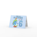 Elephant Baseball 6th Birthday Cards