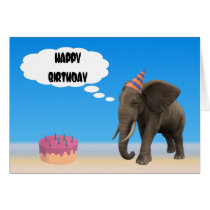 Elephant Birthday cards