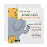Elephant • Birthday Invitation