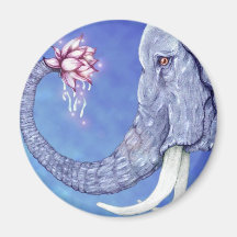 Elephant *Blessings Be* Refrigerator Magnet