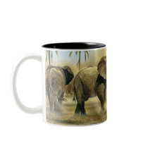 Elephant Bulls Coffee Mugs