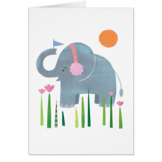 Elephant Birthday Cards, Photo Card Templates, Invitations & More