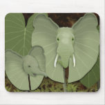 Elephant Ears Fantasy Plant mousepads
