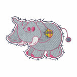 Elephant embroidered shirts