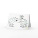 Elephant family greeting cards