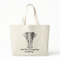 Elephant - Feel Like I'm Forgetting Something Canvas Bags