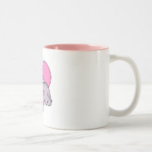 Elephant Heart Coffee Mug