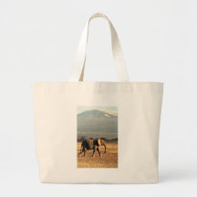 Elephant in front of Kilimanjaro Bags
