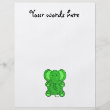 Elephant in light green glitter.png flyer